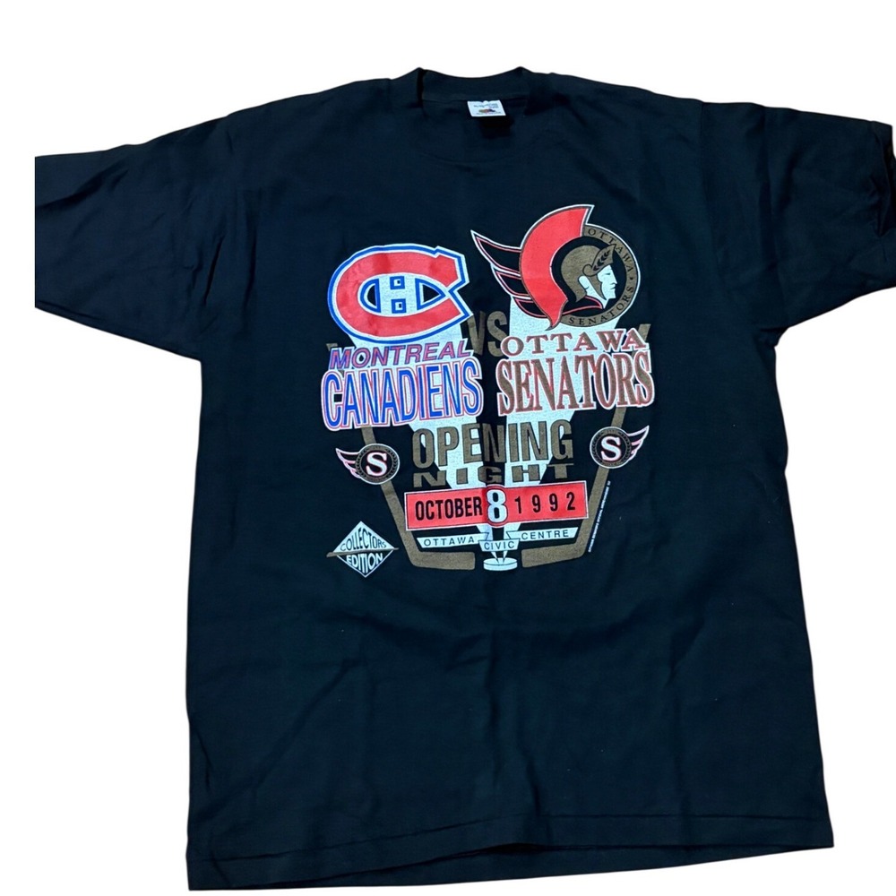 VTG 1992 Ottawa Senators Inaugural Seasn Opening Night "Dawn of a New Empire" XL - Picture 1 of 9